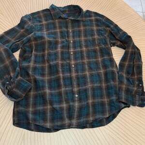 Apt.9 Mens Plaid Soft Touch Flannel Button Down Shirt